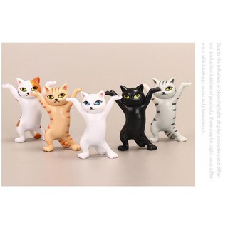 Mô hình mèo khiêng quan tài - Mèo mini ngộ nghĩnh trang trí bàn làm việc