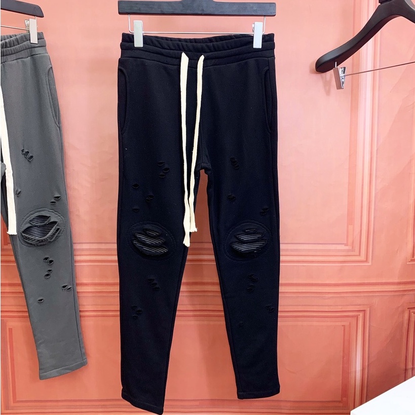 Quần Jogger ☀ ĐỦ SIZE 45-85 KG ☀ Amiri rách vá gối