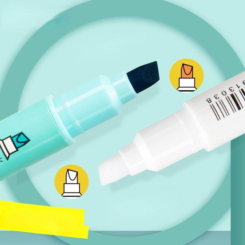 PEWANY Set 6 Bút Dạ Quang Nhiều Màu Sắc