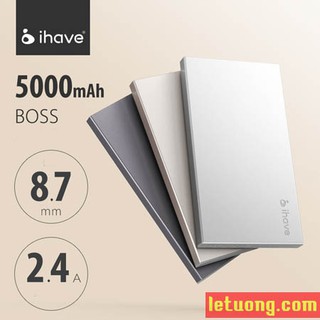 ⚡[Chính hãng] Sạc pin dự phòng Ihave Boss 5000 mAh