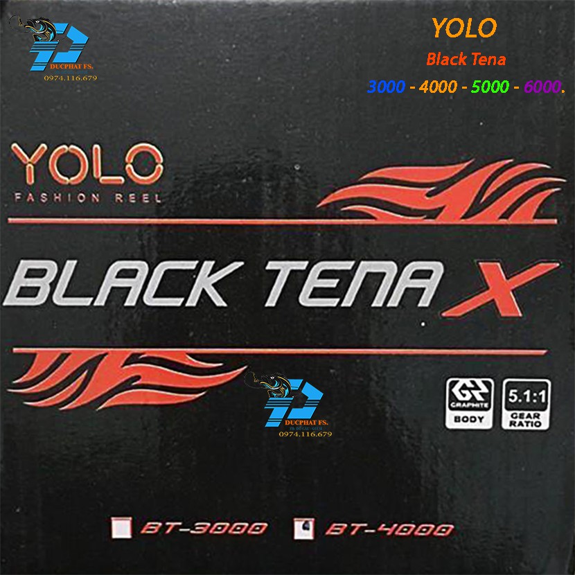 Máy câu cá thượng hiệu yolo blacktena (YOLO BT)!