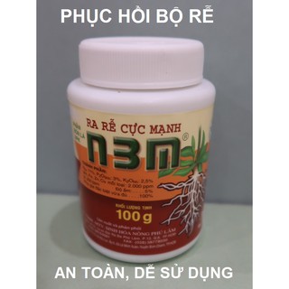 NEM - phân bón phục hồi bộ rễ nhanh chóng cho hoa hồng (hộp 100g)