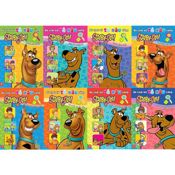 Sách Bé Chơi Và Tô Màu Cùng Scooby-Dô (2 cuốn) | BigBuy360 - bigbuy360.vn