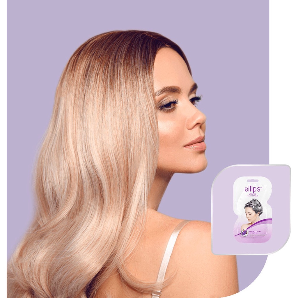 Kem Ủ Tóc Ellips Hair Mask Giúp Tóc Khỏe, Bóng Mượt, Phục Hồi Hư Tổn