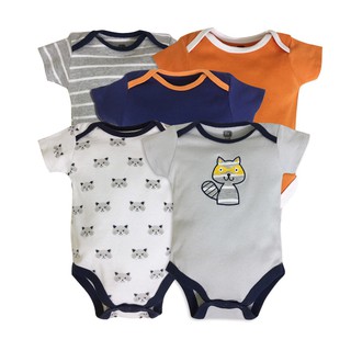 Set 5 bodysuit cho bé trai