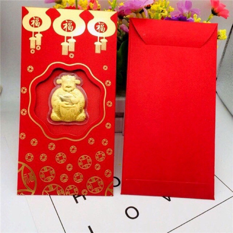 Bao lì xì thần tài may mắn