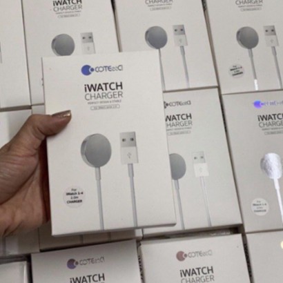 [AppleWatch] Sạc không dây CHÍNH HÃNG COTEETCI 1M và 2M cho Apple Watch seri 1/2/3/4 - Có Bảo Hành