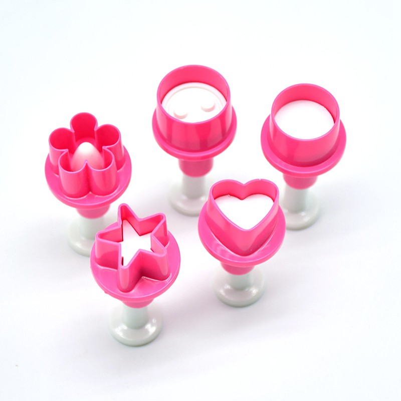 Set 5 Khuôn Cắt Tạo Hình Trang Trí Bánh Nhà Bếp