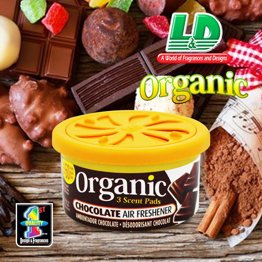 Hộp Thơm Củi L&amp;D Organic Chocolate 38g - Nhập Khẩu Chính Hãng