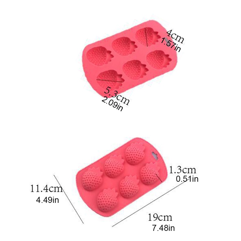 1 Khuôn Silicone Hình Trái Cây, Dưa Hấu, Dưa Hấu, Nước Đá