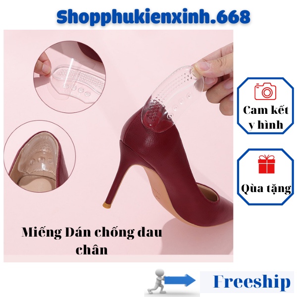 Miếng Lót Gót Giày  FREESHIP  Silicon Chống Rộng , Chống Rớt Giảm Đau Chân Khi Mang Giày - TCSilicon 01