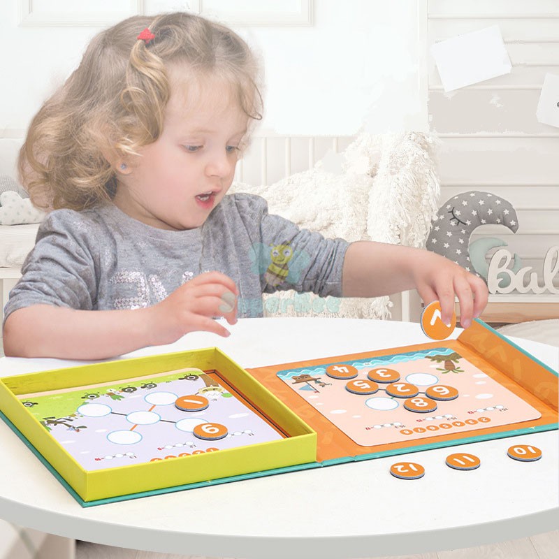 Trò Chơi Sudoku Ô Chữ Trí Tuệ Toán Học, Thẻ Hình Từ Tính Cho Bé 6 Tuổi, Rèn Luyện Tư Duy SuperBee