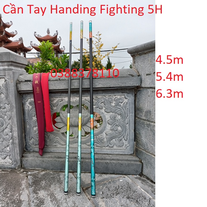 Cần Câu Tay Handing Fighting 5H, Tặng Kèm Ngọn Phụ