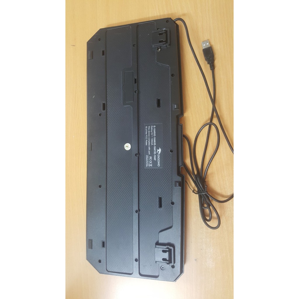 Bàn phím máy tính có dây ENSOHO E-104R USB  - Hàng Chính Hãng