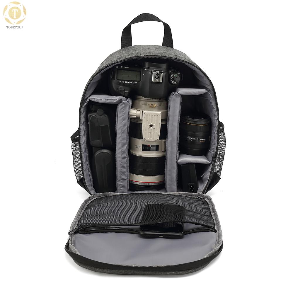 Shipped within 12 hours】 Multi-functional Digital Camera Backpack Bag Waterproof Outdoor Camera Bag Camera Backpack [TO]
