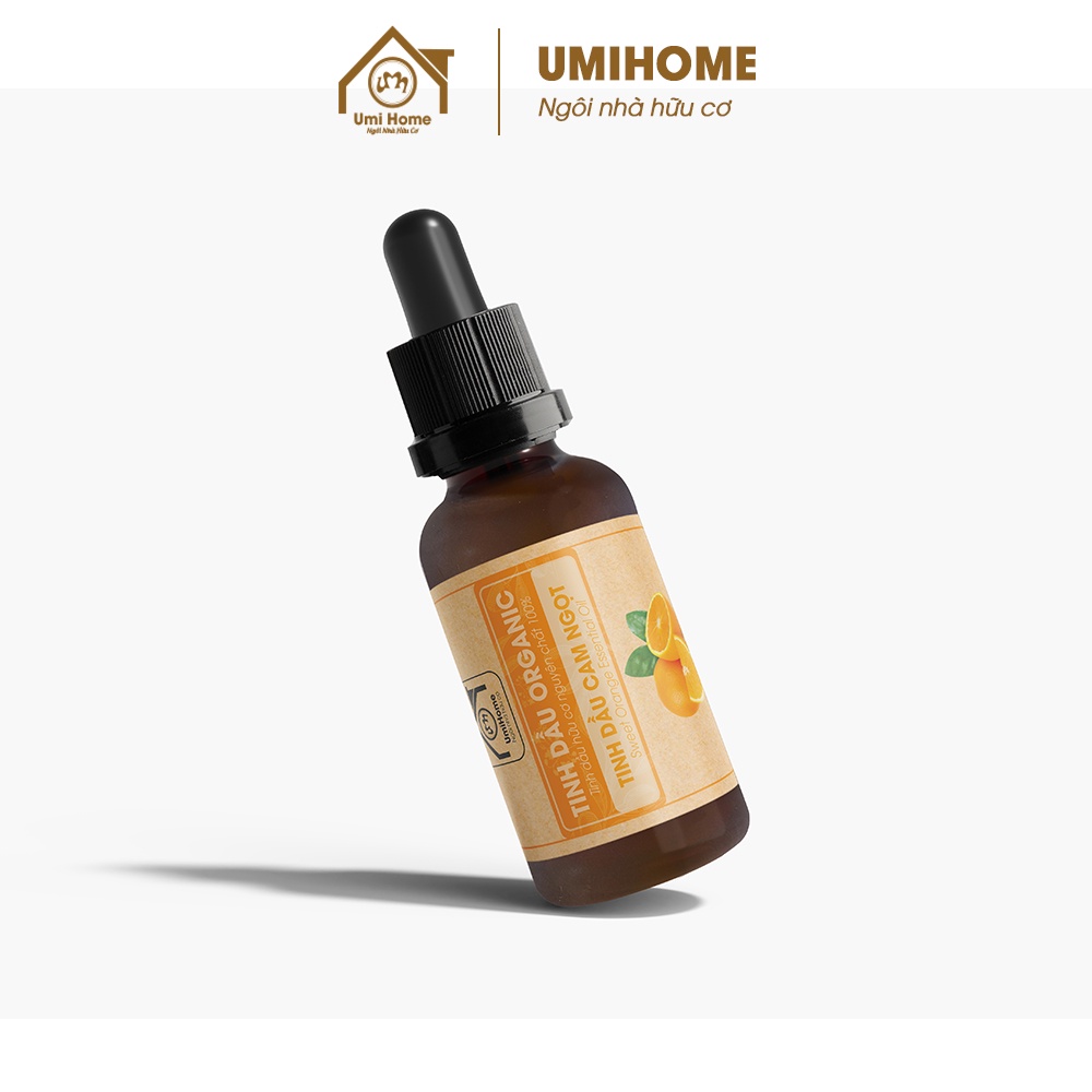 Tinh dầu Cam Ngọt hữu cơ UMIHOME nguyên chất 10ml