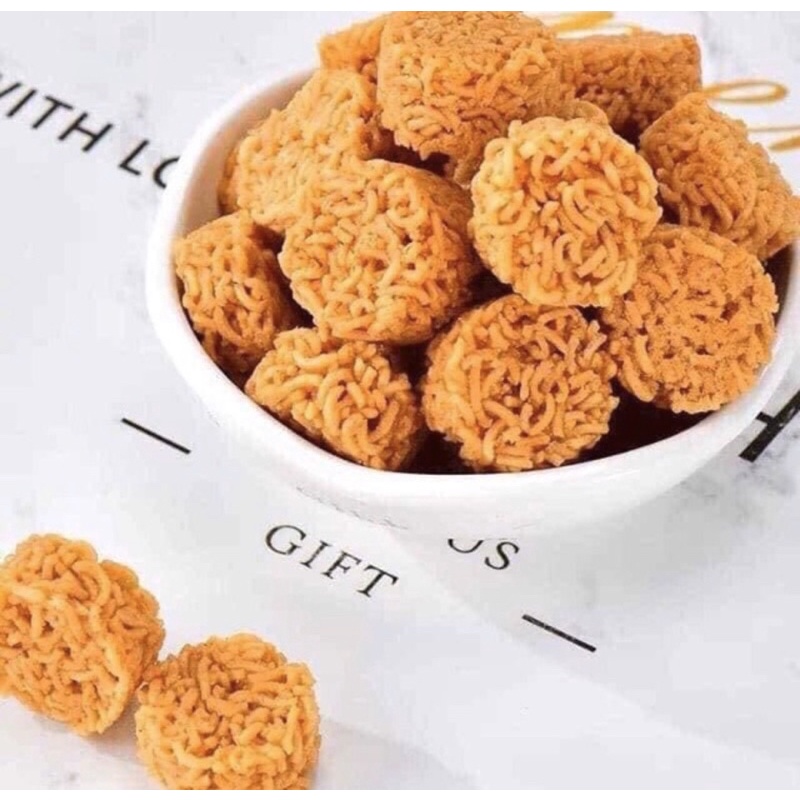 Snack mì tôm viên ăn sống,mì tôm gà cay THÁI LAN 38G