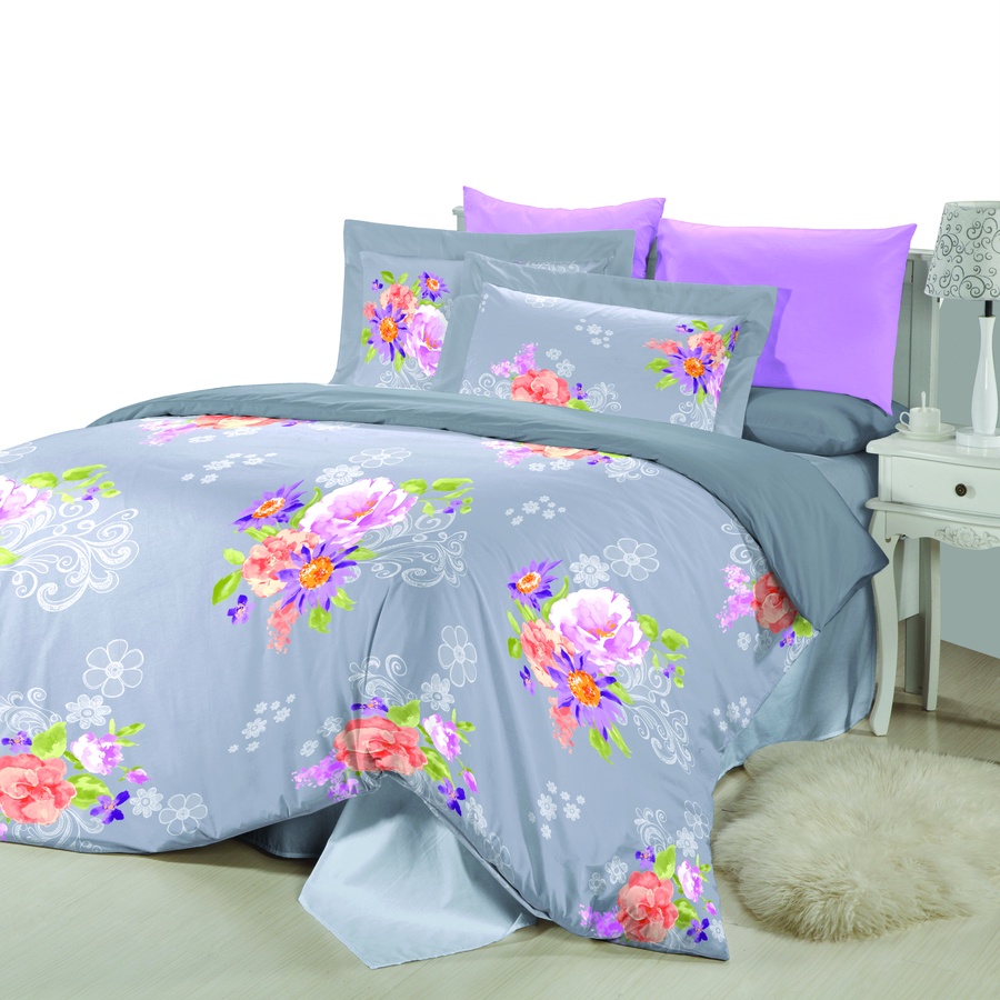 Bộ ga áo gối Micro Satin NV Urban Romance 1m6x2m +20cm
