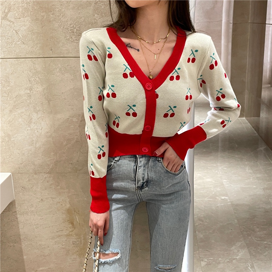 SUXI Áo len dài tay thiết kế mới thời trang theo phong cách hàn quốc dành cho nữ