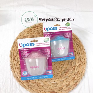 Khoang chia đựng sữa bột 3 ngăn Upass