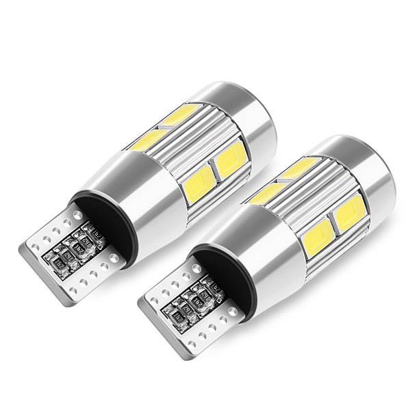 Đèn Led T10 Có Thấu Kính Dùng Thay Thế Đèn Xi Nhan, Đèn Demi Xe Máy, Ô Tô 10 Mắt Chip 5630