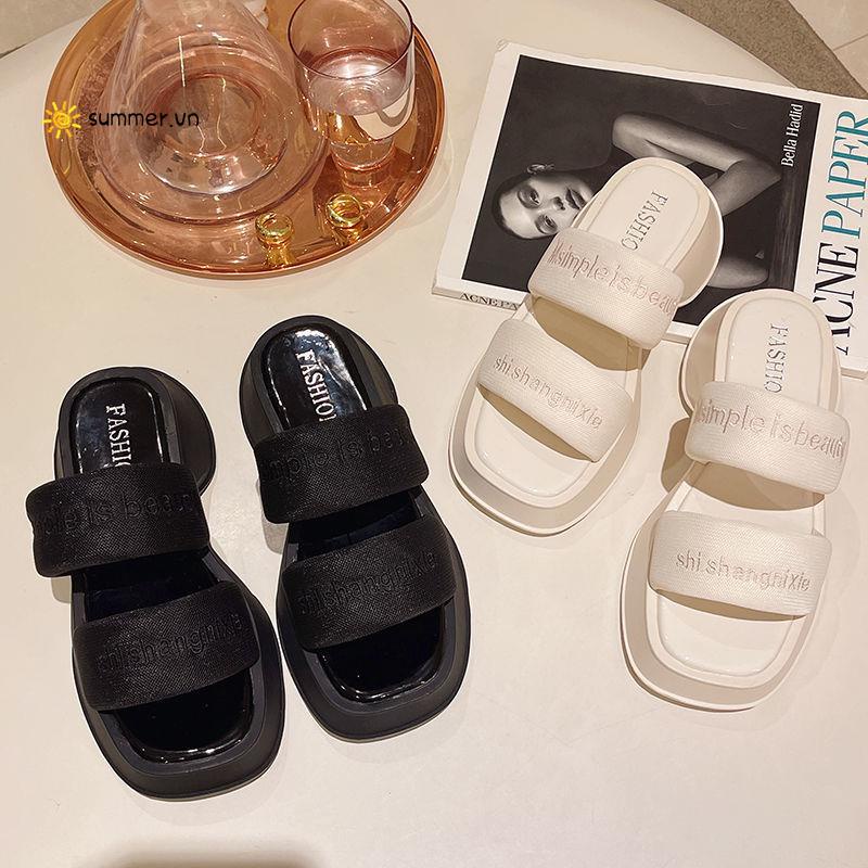 Dép Sandal Đế Dày Mềm Mại Thời Trang Mùa Hè Dành Cho Nữ 2022