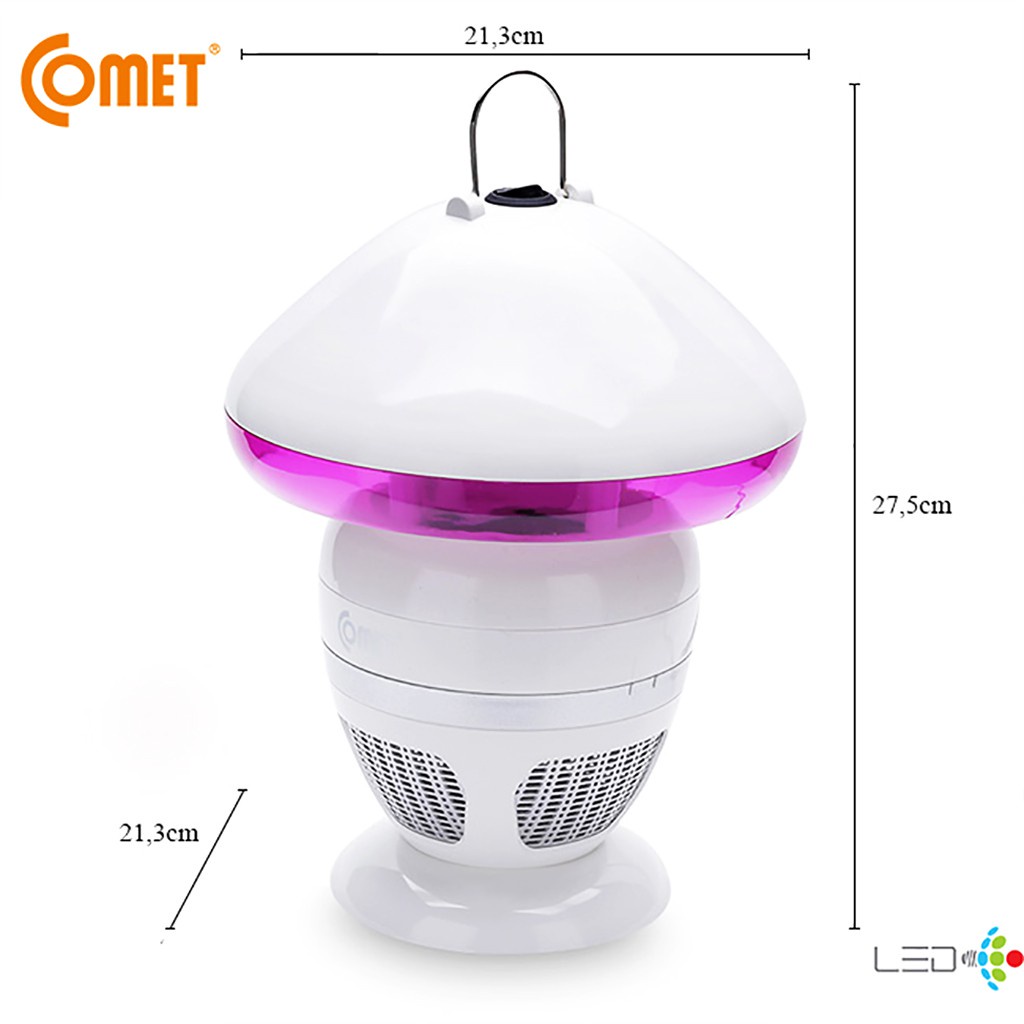 Combo Đèn Bắt Muỗi Và Đèn Sạc Tích Điện Comet CM038 - CRL3102 Bộ sản phẩm đèn diệt muỗi và đèn tích điện