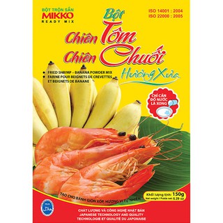 Bột chiên tôm chiên chuối Hương Xưa Mikko gói 150g