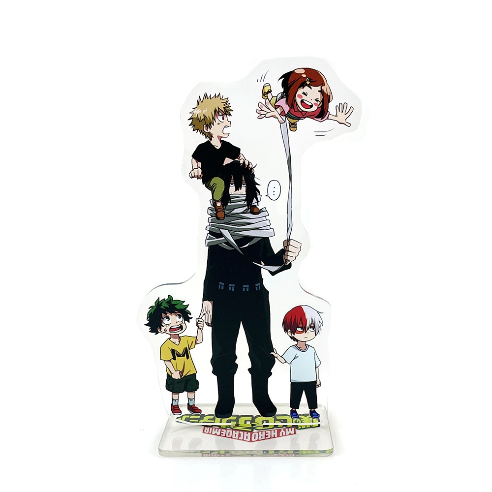 Giá Đỡ Trưng Bày Mô Hình Nhân Vật Todoroki Midoriya Bakugou Aizawa Uraraka Bằng acrylic