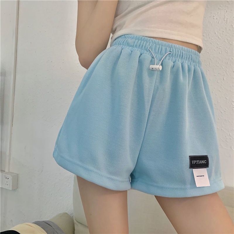 Quần Short Dây Rút In Họa Tiết Phong Cách Hàn Quốc Cho Nữ