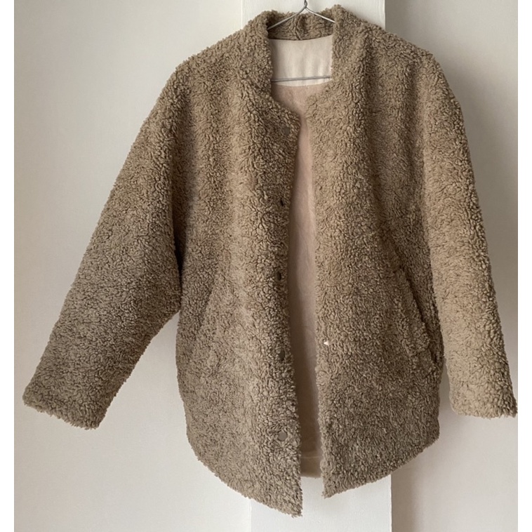 ÁO KHOÁC LÔNG CỪU 2HAND