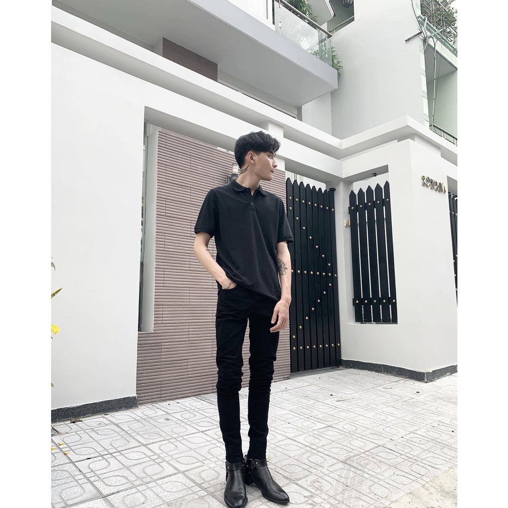 Quần Jean Nam ĐEN TRƠN Mẫu Mới Chất Vải Bò Cao Cấp Màu Đen GiÁ Rẻ Đẹp