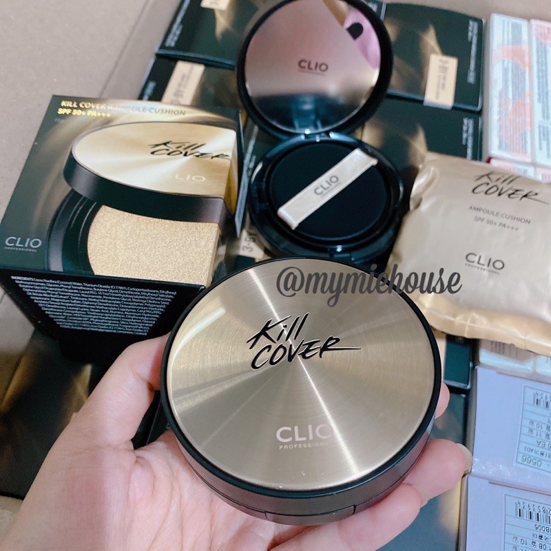 PHẤN NƯỚC CLIO KILL COVER AMPOULE CUSHION SPF 50+ PA++ | BigBuy360 - bigbuy360.vn