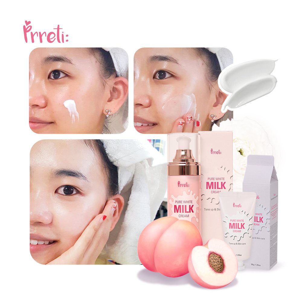 kem dưỡng trắng PRRETI PURE WHITE MILK CREAM 145G | BigBuy360 - bigbuy360.vn
