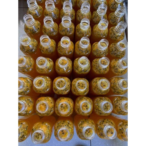 Combo 10 chai nước cốt chanh dây nguyên chất cho khách