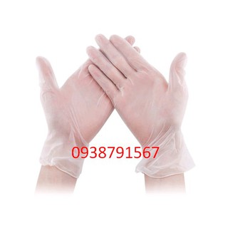 (thanh lý nghỉ bán) Găng tay không bột -màu trắng - hộp 50 chiếc