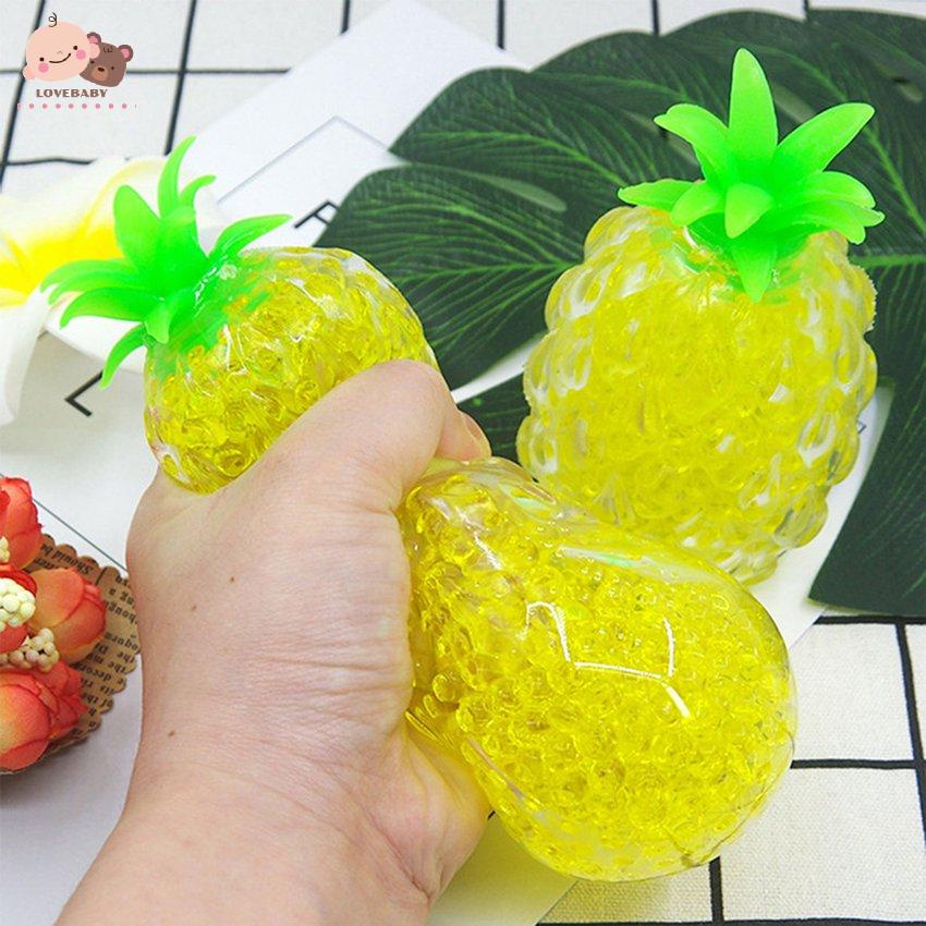 [HOT]Pineapple Decompression Vent Ball Stress Relief Squeeze Squishy Ball Toy