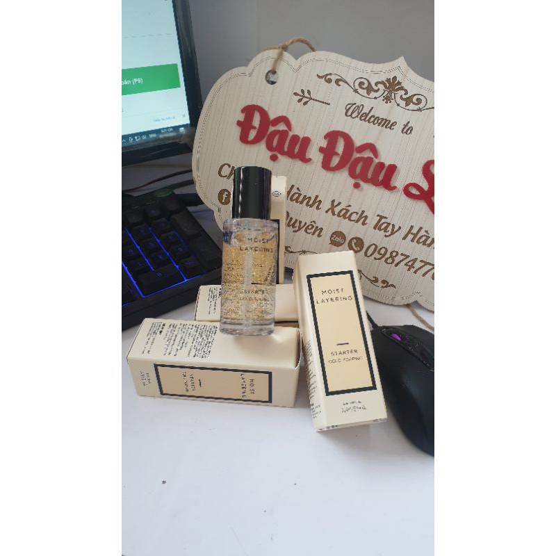 KEM LÓT DƯỠNG ẨM tinh thể Vàng 24k Missha Moist Layering Starter Gold Topping 30ml | BigBuy360 - bigbuy360.vn