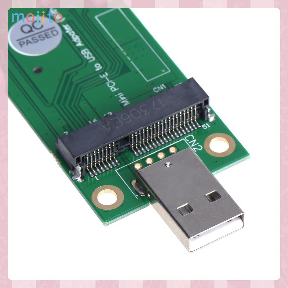 Bộ Chuyển Đổi Mini Pci-E Sang Usb Với Khe Cắm Sim 8pin Cho Wwan / Lte