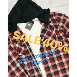 FLANNEL CARO NÓN // ĐỎ ĐEN - MADE BY TWOCE