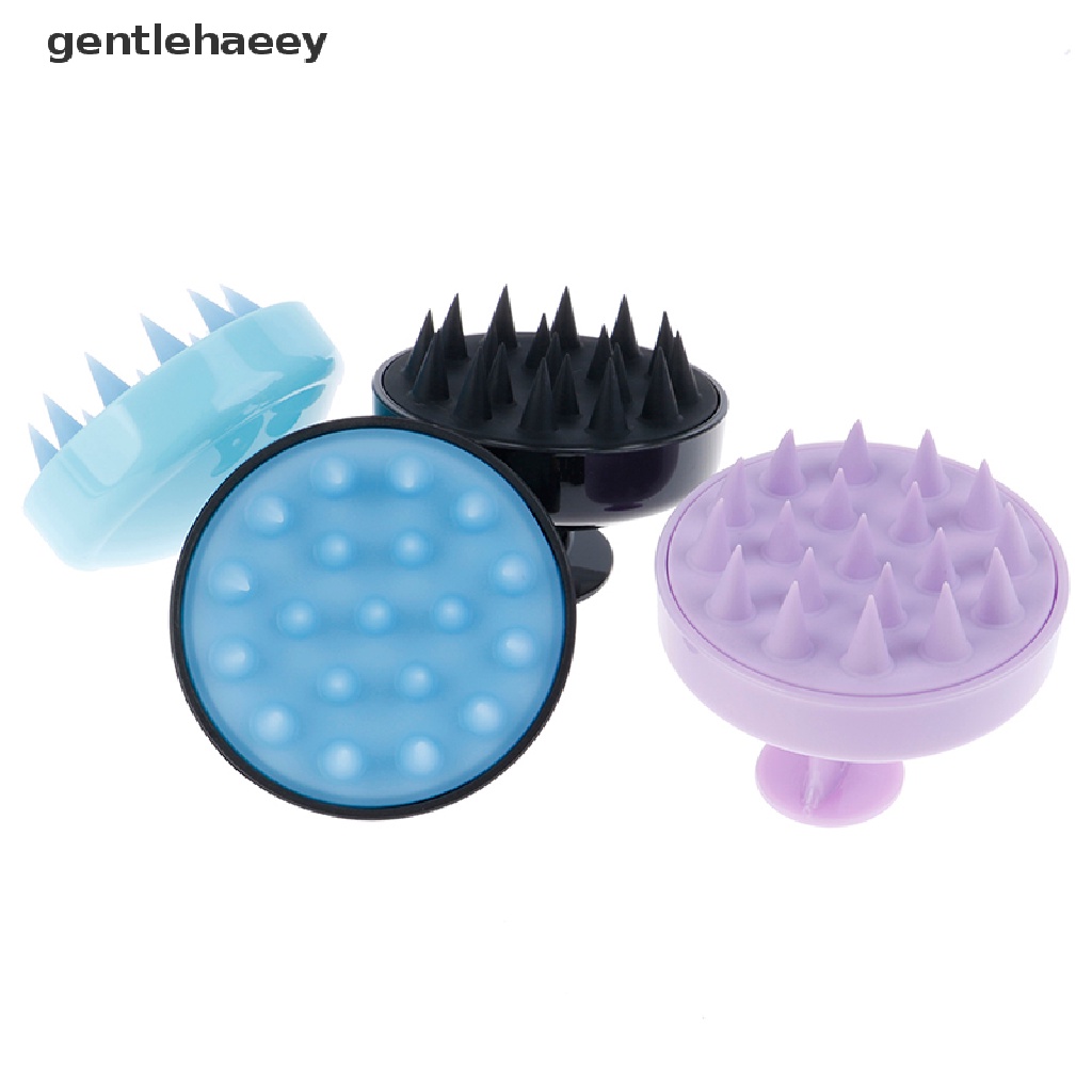Bàn chải silicone massage da đầu khi tắm tiện dụng