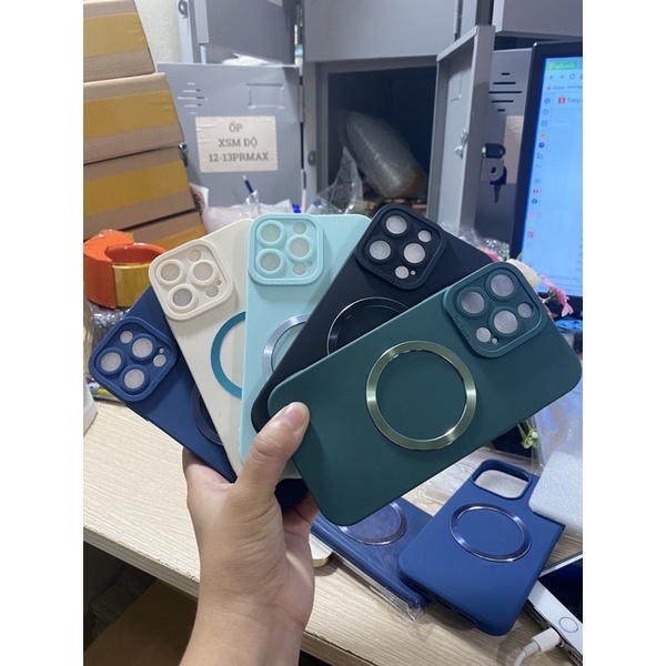 Ốp lưng lphone nam châm xr độ 13pro bảo vệ cam chống sốc chống bẩn