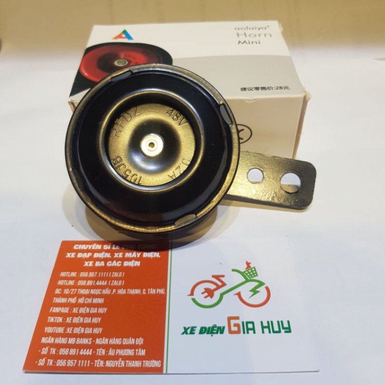 Kèn Sắt 48V Xe Đạp Điện Xe Máy Điện Xe Điện Electric Bike GIA HUY