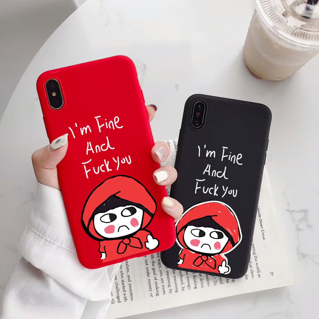 Ốp lưng iphone I'm Fine 5/5s/6/6plus/6s/6s plus/6/7/7plus/8/8plus/x/xs/xs max/11/11 pro/11 promax – Shin Case