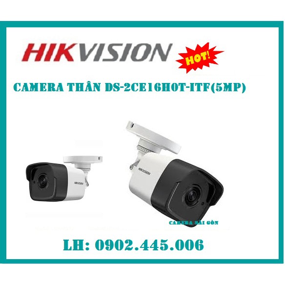 Camera HD-TVI DS-2CE16H0T-ITF HIKVISION