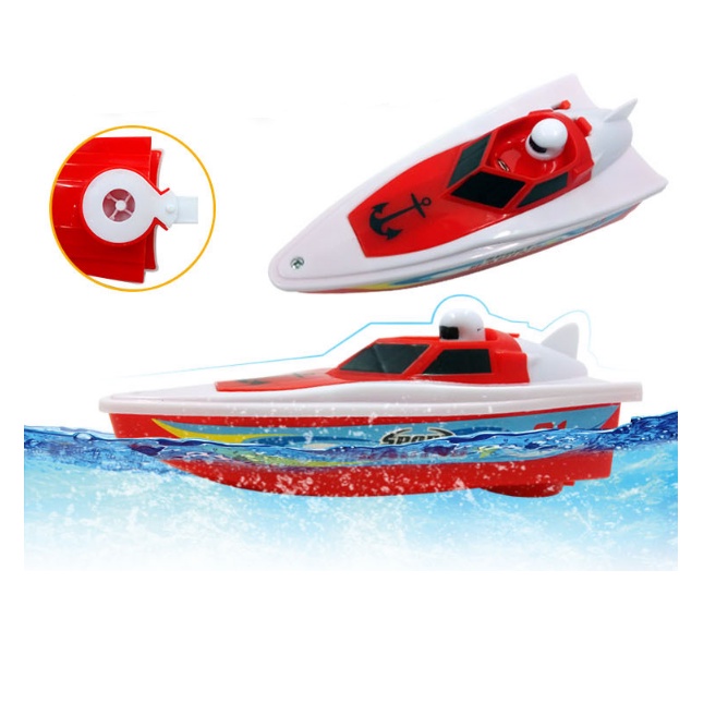 Cano Đồ Chơi - Tàu Thủy Mini Chạy Pin AA - Đồ Chơi Dưới Nước Cho Bé 02051