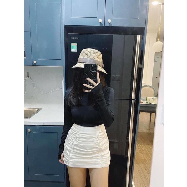 Áo Dài Tay Cổ Tròn Thu Đông , Áo Cotton Xỏ Ngón Cổ Tròn Cho Nữ - Nhà Cam | BigBuy360 - bigbuy360.vn