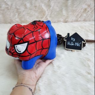 Heo đất handmade - người nhện