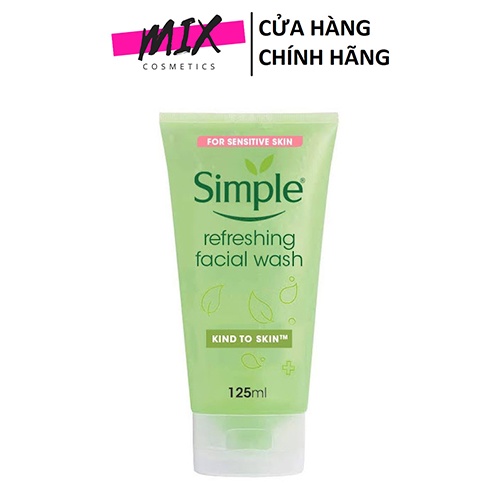 Sữa rửa mặt Simple Refreshing Facial Wash Chính hãng giá rẻ