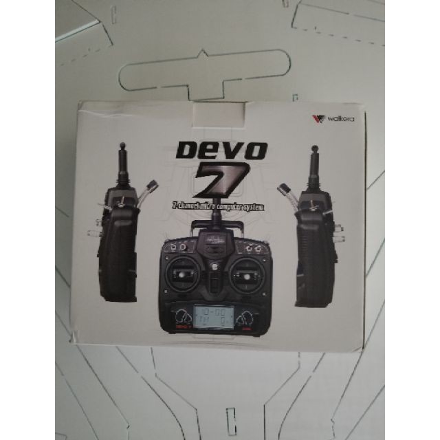 Bộ điều khiển Devo7 + RX 701 ( hàng bao chính hãng) máy bay điều khiển